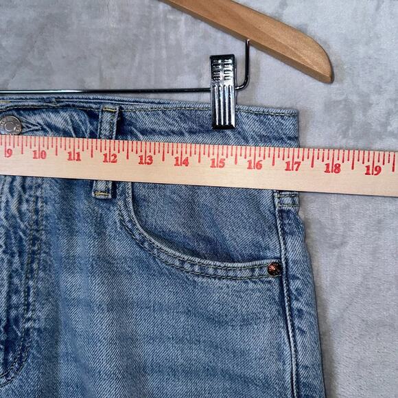 GAP Jeans Womens 30 10 Tall Baggy Mid Rise Ultrasoft Wide Leg Light Wash See Pic - Picture 12 of 15